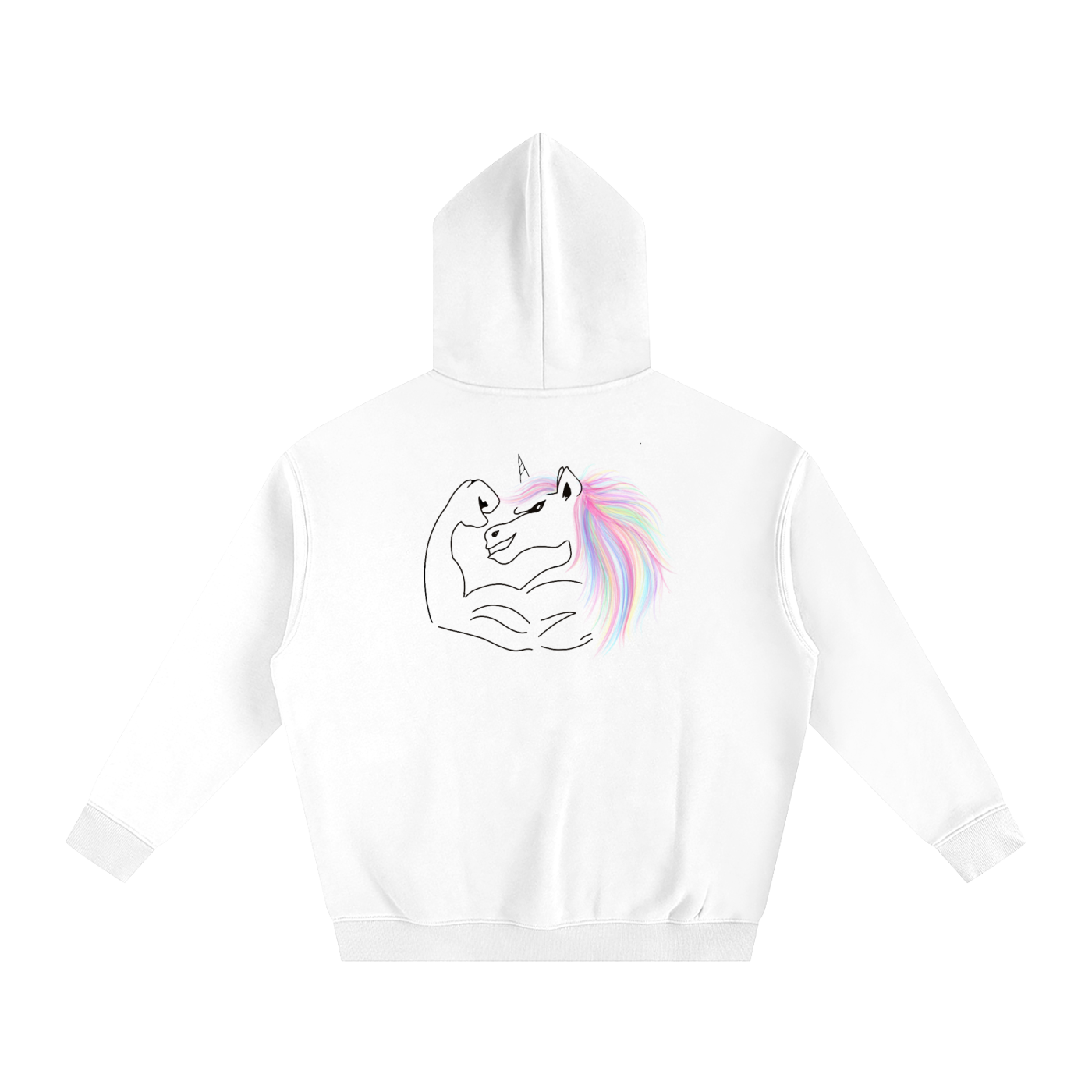 BuffUnicorn Mentality Hoodie w Black Logo