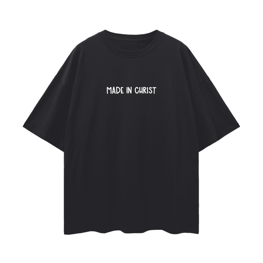 Made In Christ LightWeight Cotton Tee - White Logo