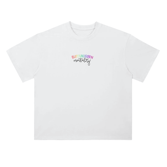 BuffUnicorn Mentality Oversized Tee Black Writing