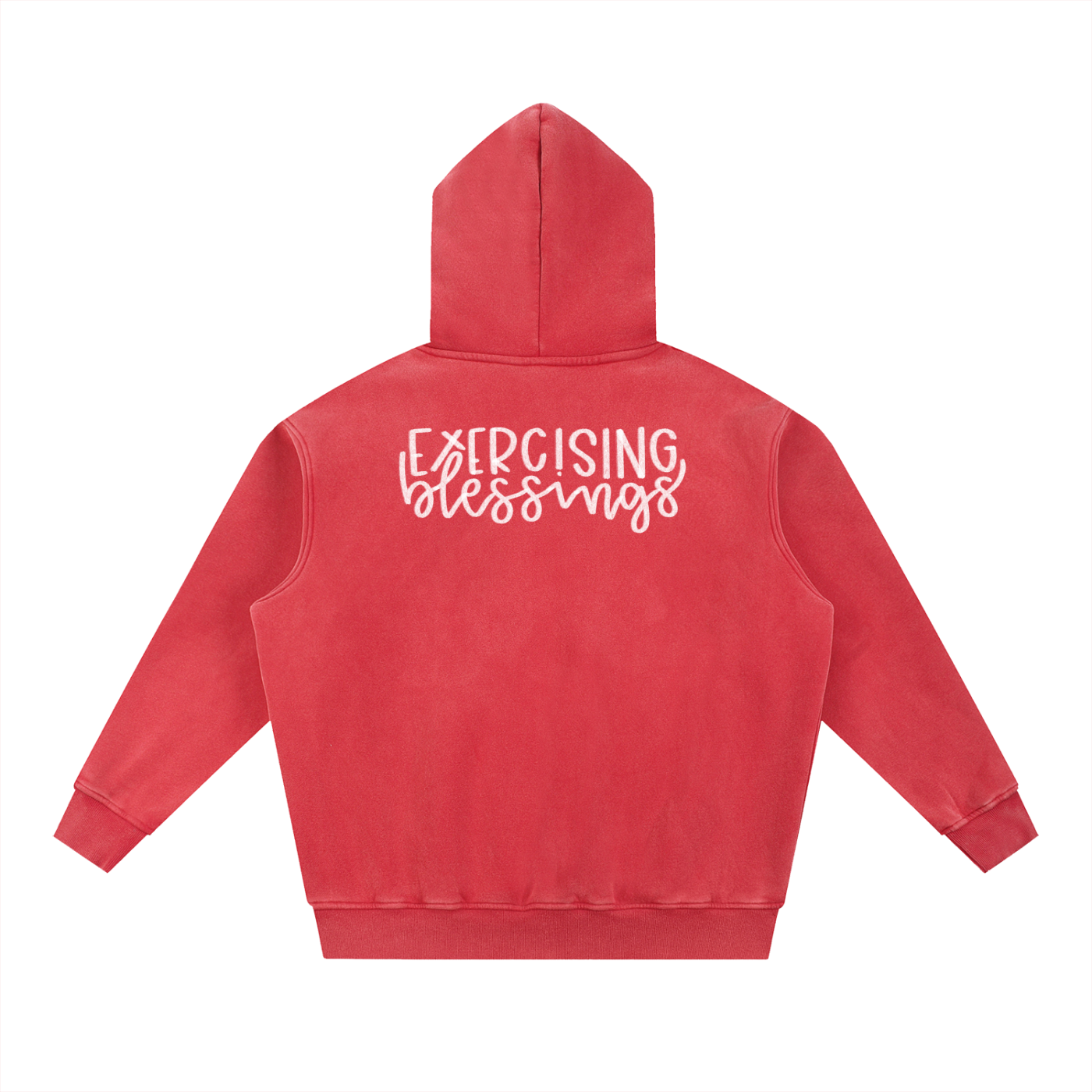 Exercising Blessings Fleece Hoodie