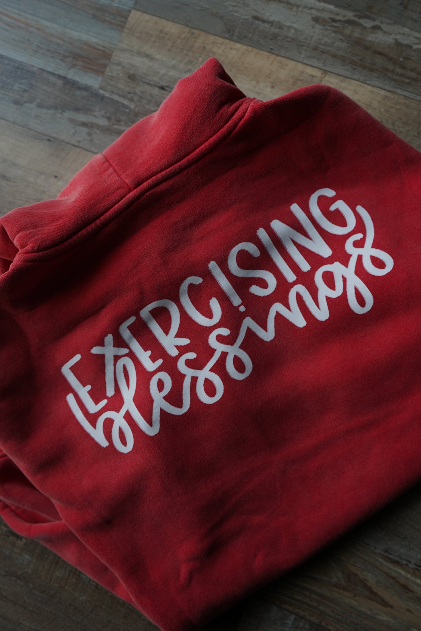 Exercising Blessings Fleece Hoodie