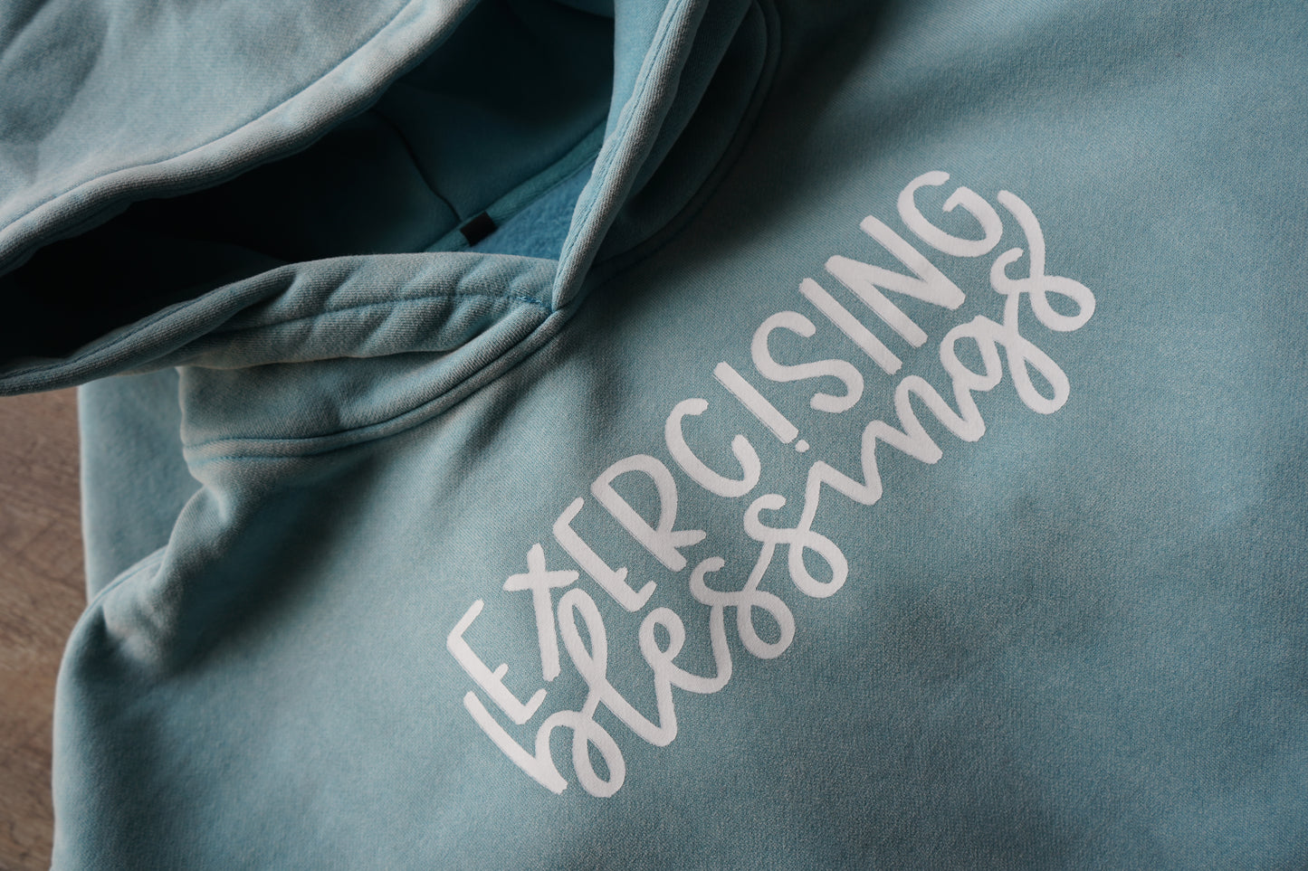 Exercising Blessings Fleece Hoodie
