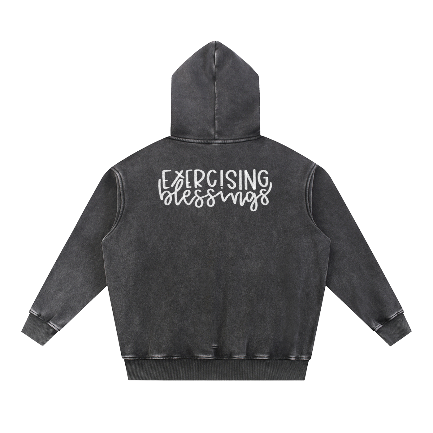Exercising Blessings Fleece Hoodie
